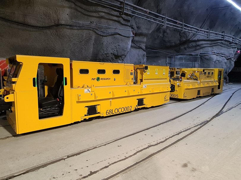 Clayton supply Battery powered Locomotives to Canadian all-electric mining operation